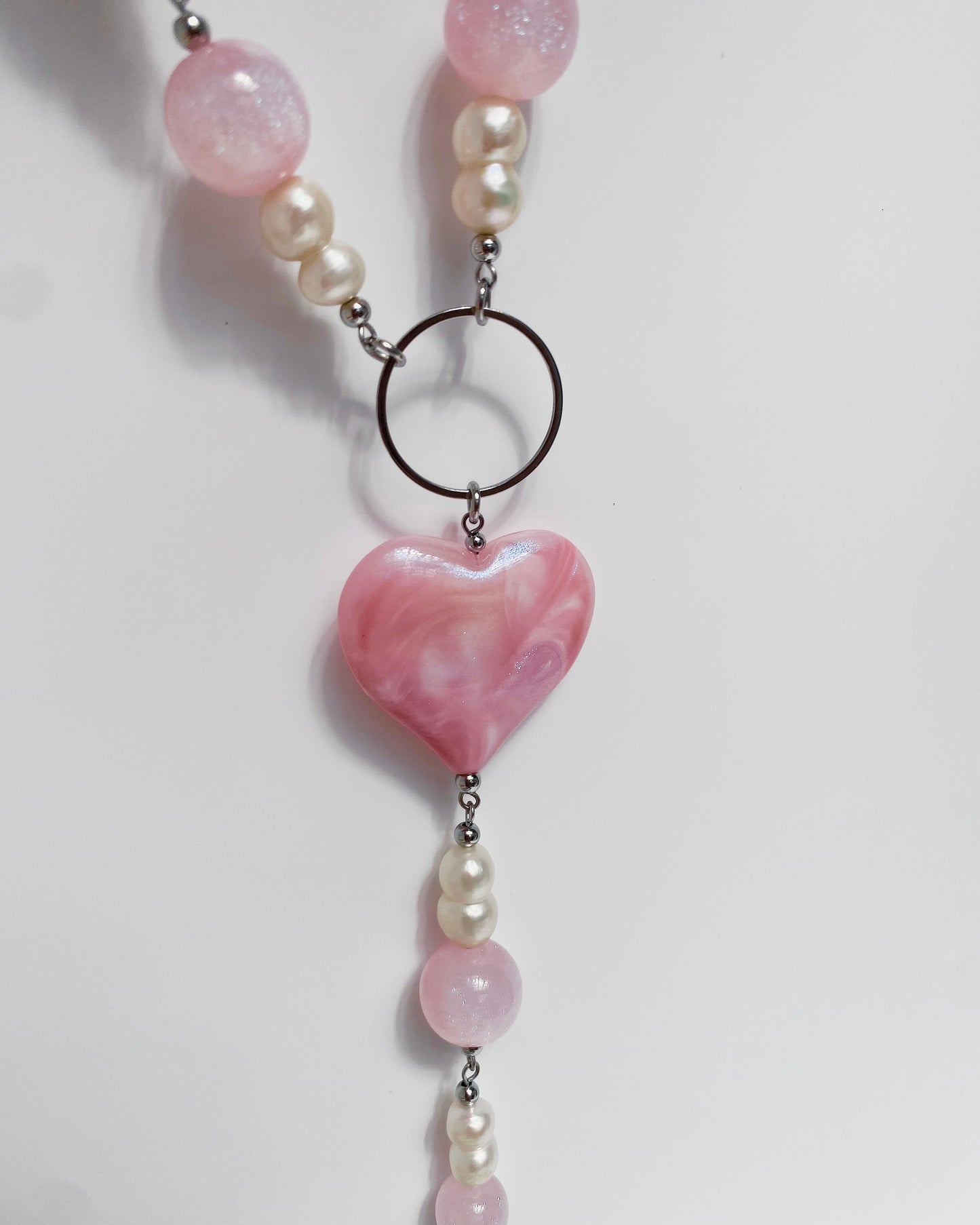 Pearl Krush Necklace - Pink