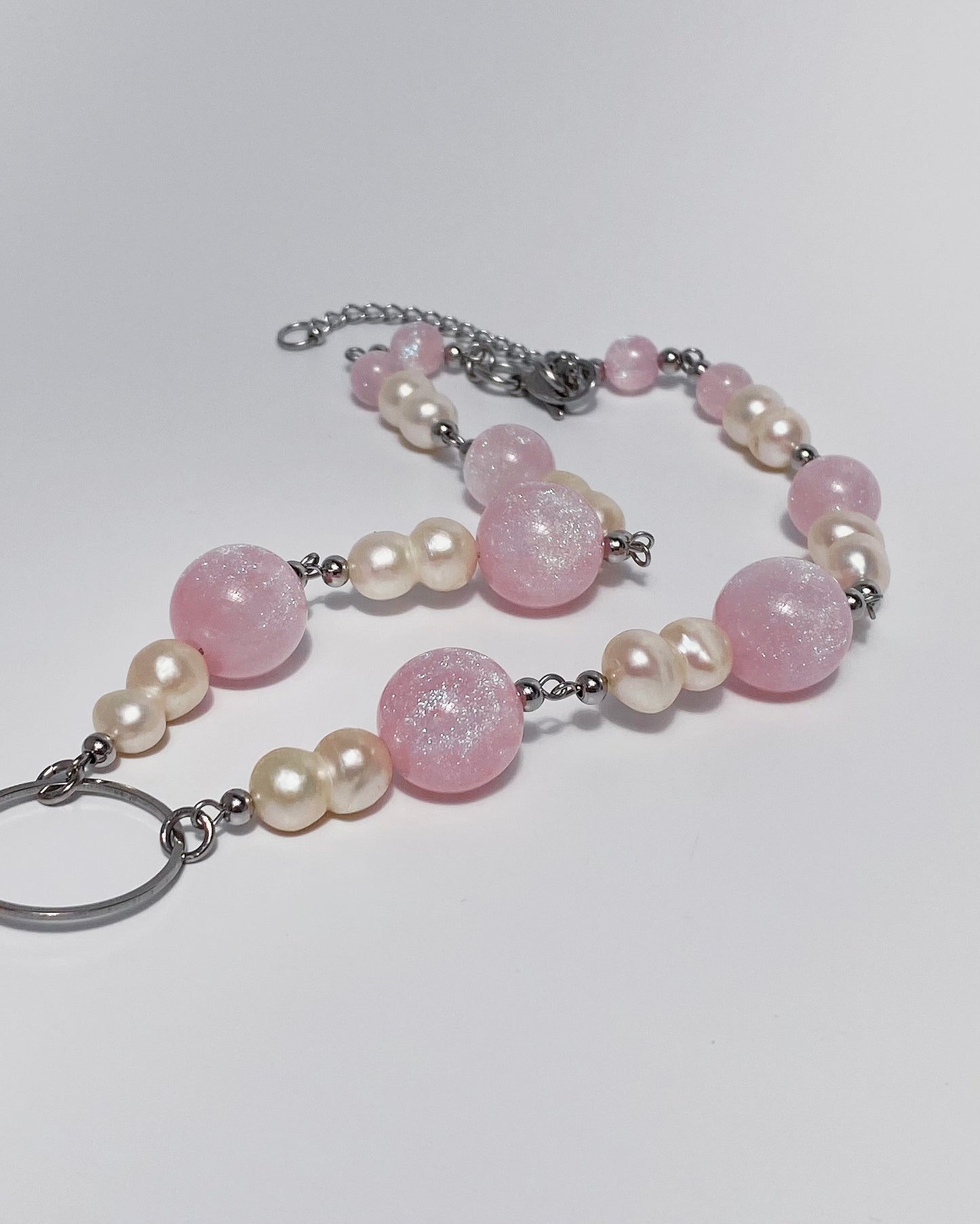 Pearl Krush Necklace - Pink