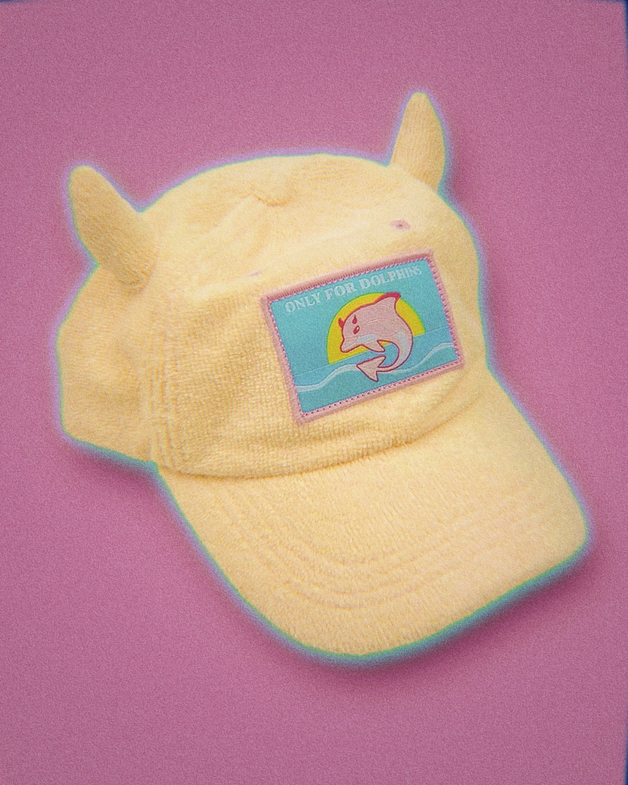 Dolphin Fins - Yellow Towel