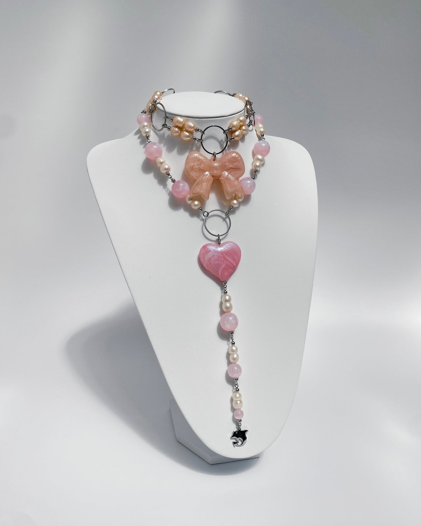 Pearl Krush Necklace - Pink