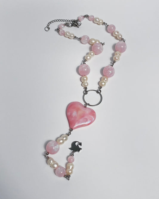 Pearl Krush Necklace - Pink